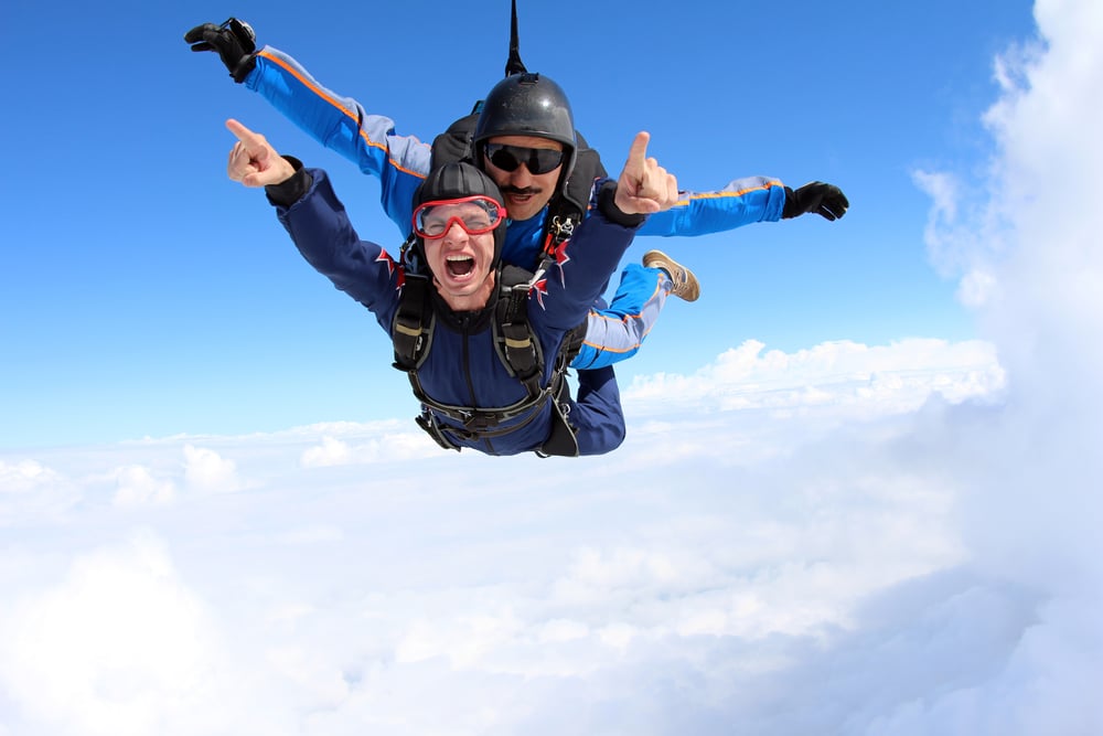 saut en parachute