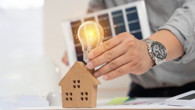 concept énergie propre maison